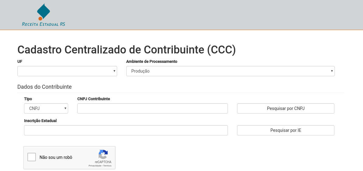Como consultar uma Inscrição Estadual ou CNPJ no Cadastro Centralizado de  Contribuinte (CCC)?